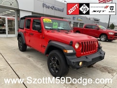 Used 2021 Jeep Wrangler Unlimited Sport S SUV for sale in White Lake, MI