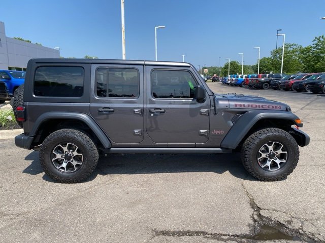 Used 2021 Jeep Wrangler Unlimited Rubicon with VIN 1C4HJXFG3MW531323 for sale in Highland, MI