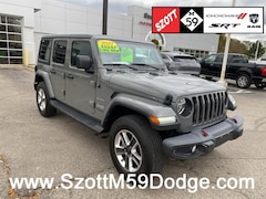 Used 2022 Jeep Wrangler Unlimited Sahara SUV for sale in White Lake, MI