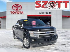 Used 2018 Ford F-150 Platinum Truck SuperCrew Cab for sale in Waterford, MI