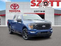 Used 2022 Ford F-150 XLT Truck SuperCrew Cab for sale in Waterford, MI