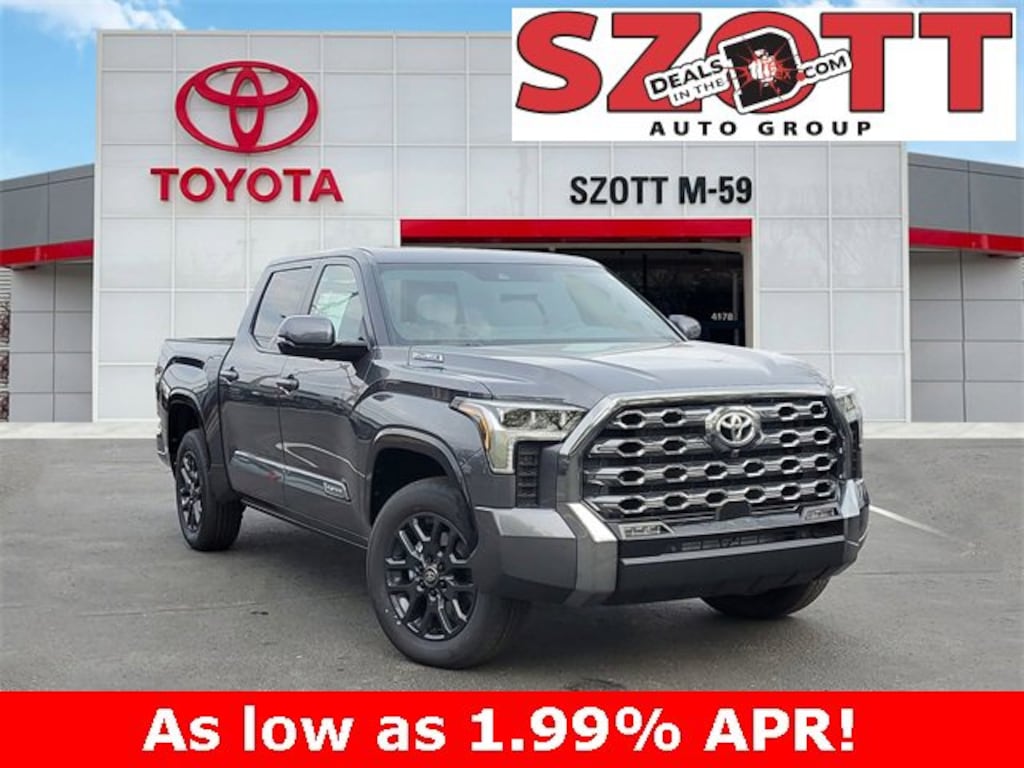 New 2025 Toyota Tundra i-FORCE MAX Platinum PLATINUM CREWMAX 5.5