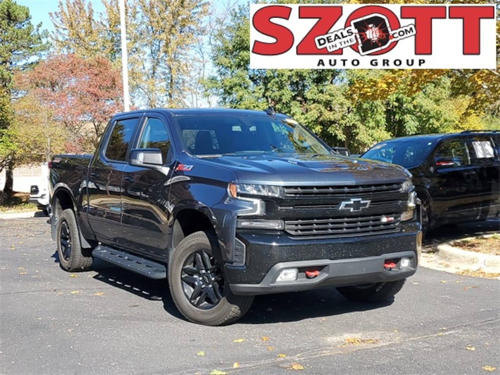 Used 2021 Chevrolet Silverado 1500 LT Trail Boss Truck Crew Cab