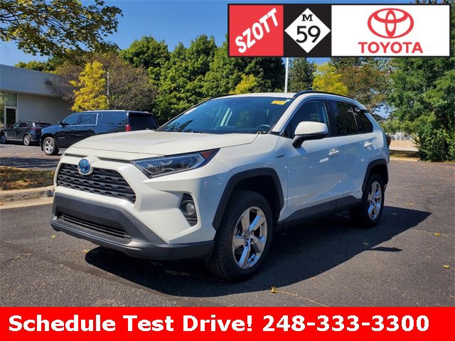 Used 2021 Toyota RAV4 XLE Premium with VIN 2T3B6RFV8MW010341 for sale in Waterford, MI