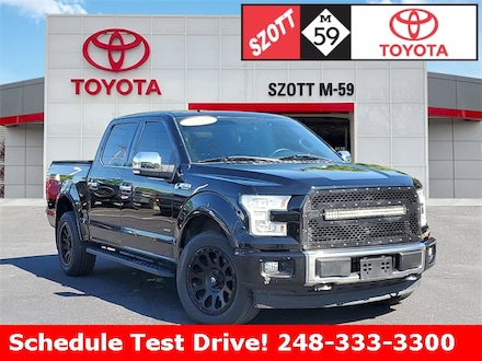 Used 2017 Ford F-150 Platinum Truck SuperCrew Cab for sale near Detroit