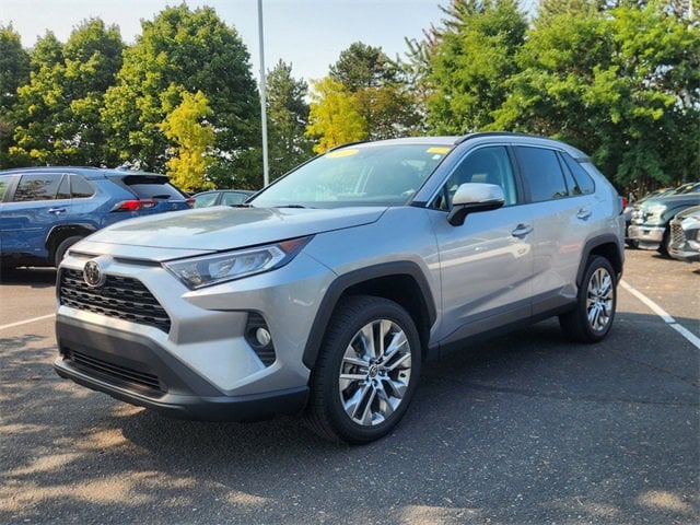 Used 2021 Toyota RAV4 XLE Premium with VIN 2T3C1RFV0MC111118 for sale in Waterford, MI