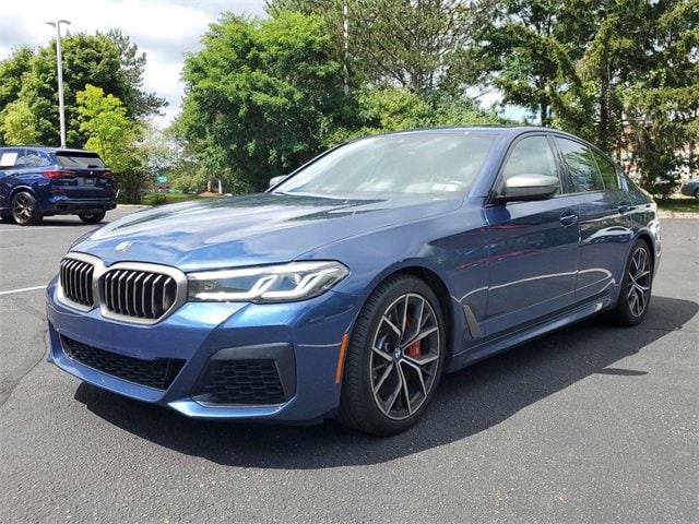 Used 2021 BMW 5 Series M550i with VIN WBA13BK09MCG08706 for sale in Waterford, MI