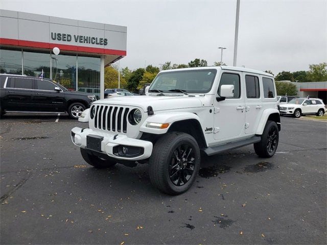 Used 2021 Jeep Wrangler Unlimited High Altitude with VIN 1C4HJXEN2MW649167 for sale in Waterford, MI