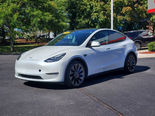 Used 2021 Tesla Model Y Performance with VIN 5YJYGDEF5MF079014 for sale in Waterford Township, MI