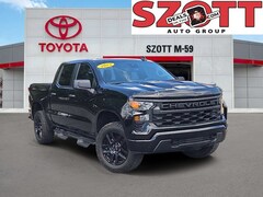 Used 2023 Chevrolet Silverado 1500 Custom Trail Boss Truck Crew Cab for sale in Waterford, MI