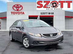 Used 2015 Honda Civic LX Sedan for sale in Waterford, MI