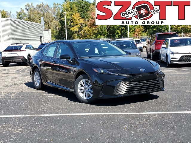 Midnight Black Metallic 2026 Toyota Camry Sedan Front-Wheel Drive Continuously Variable Transmission