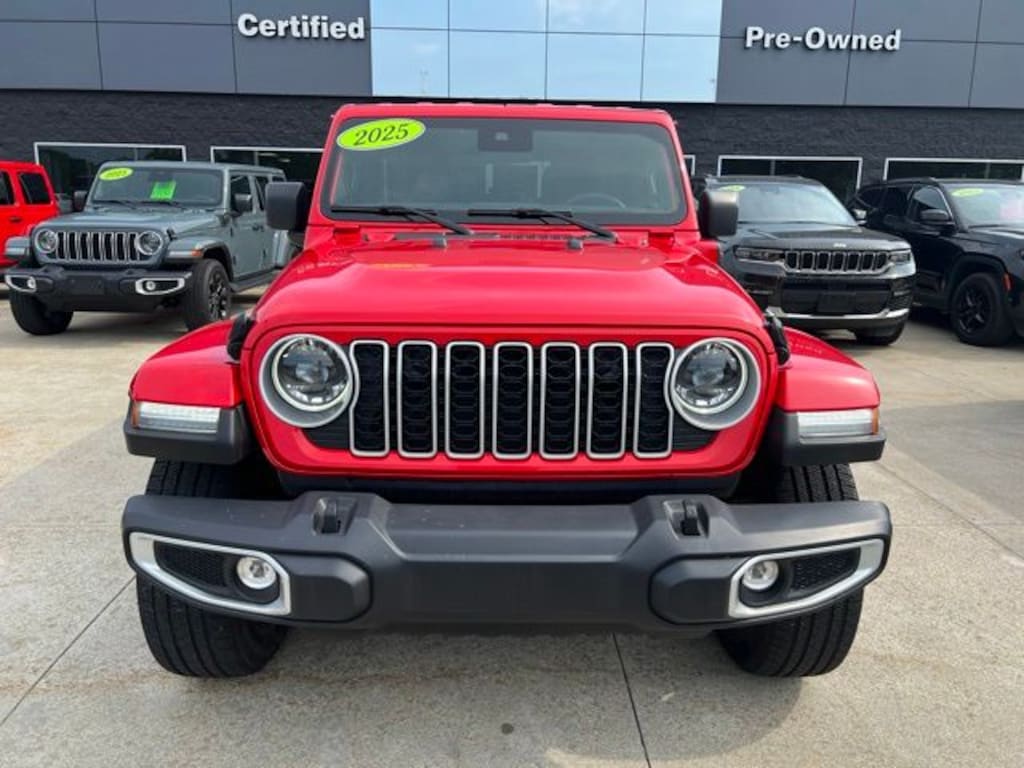 Certified 2025 Jeep Wrangler 4xe Sahara SUV