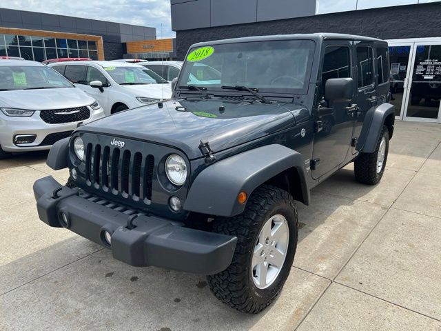 Certified 2018 Jeep Wrangler JK Unlimited Sport 4x4 SUV