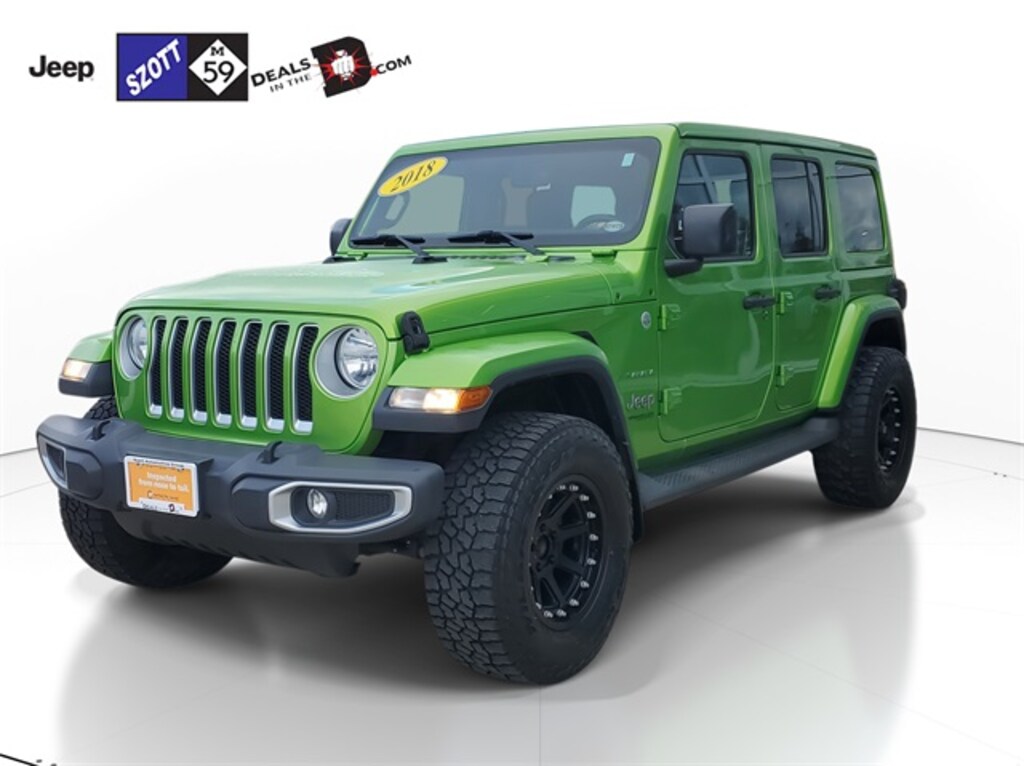 Used 2018 Jeep Wrangler Unlimited Sahara 4x4 SUV