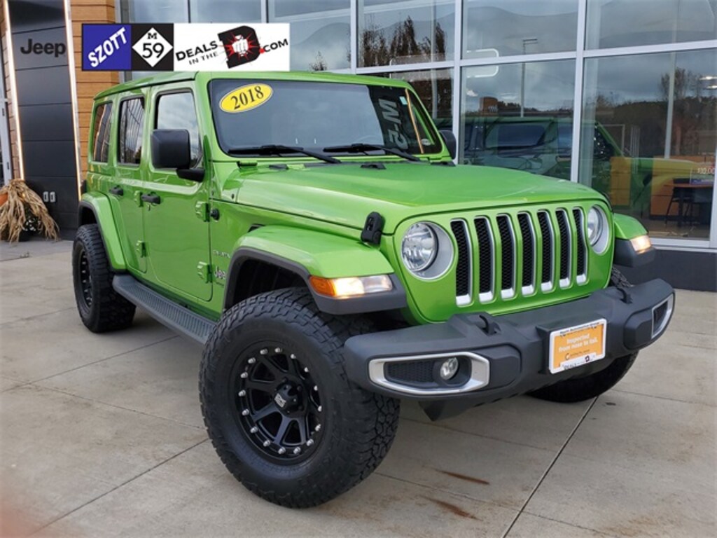 Used 2018 Jeep Wrangler Unlimited Sahara 4x4 SUV