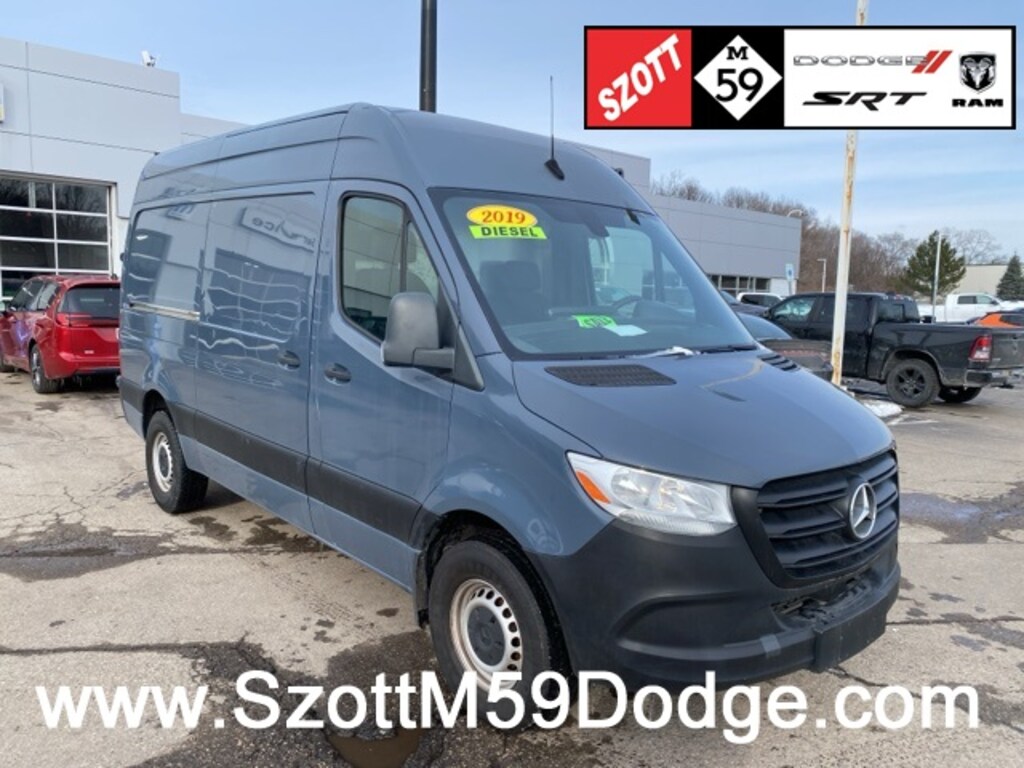 Used 2019 Mercedes-Benz Sprinter 2500 High Roof V6 Van Crew Van