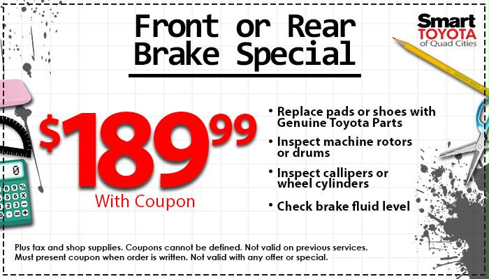 Front | Rear Brake Special
Front | Rear Brake Special