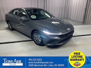 2026 Hyundai Elantra Hybrid Blue Sedan H32291
