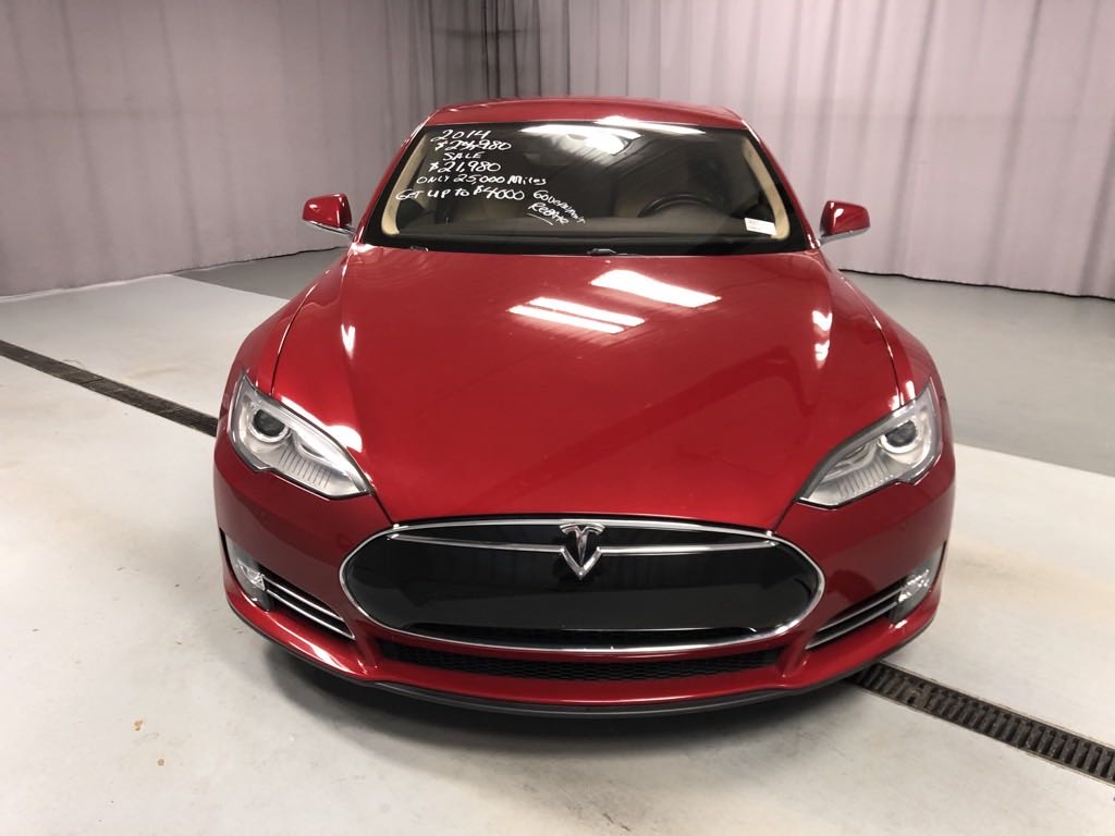 Used 2014 Tesla Model S S with VIN 5YJSA1S1XEFP51102 for sale in Lima, OH