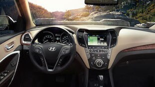 2018 Hyundai Santa Fe dashboard