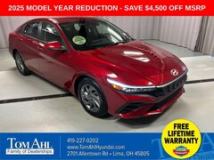 2025 Hyundai Elantra Hybrid Blue Sedan