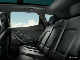 2017 Hyundai Santa Fe Sport heated rear seats