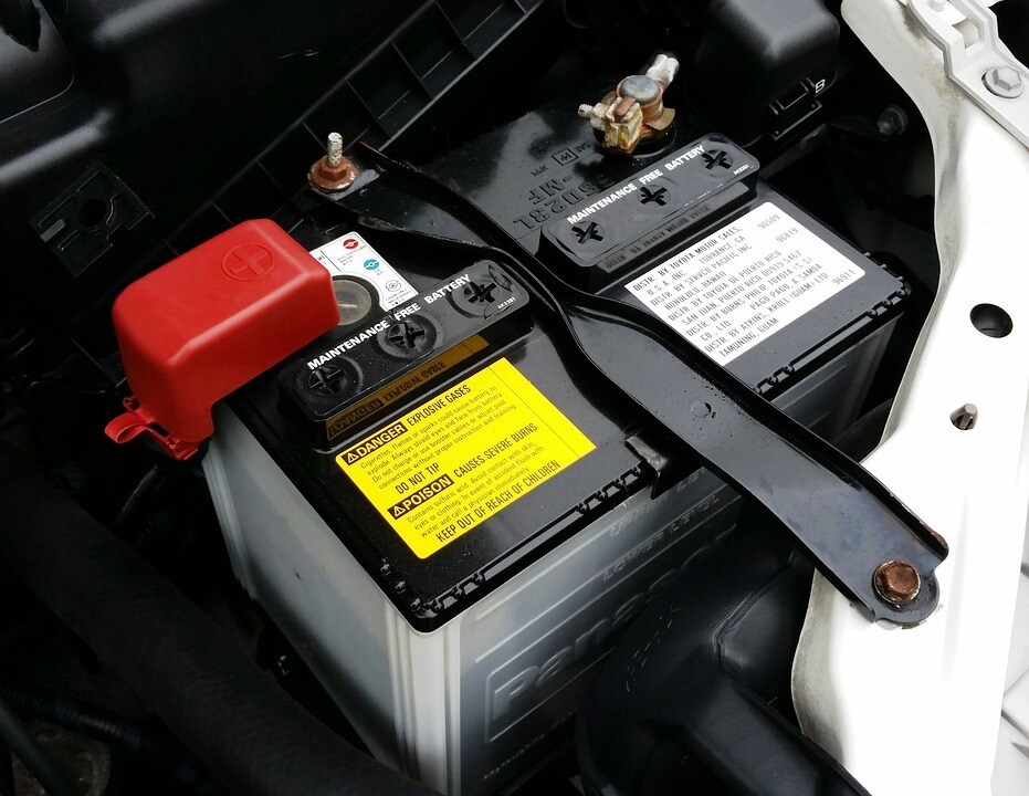  a close up of a battery being installed