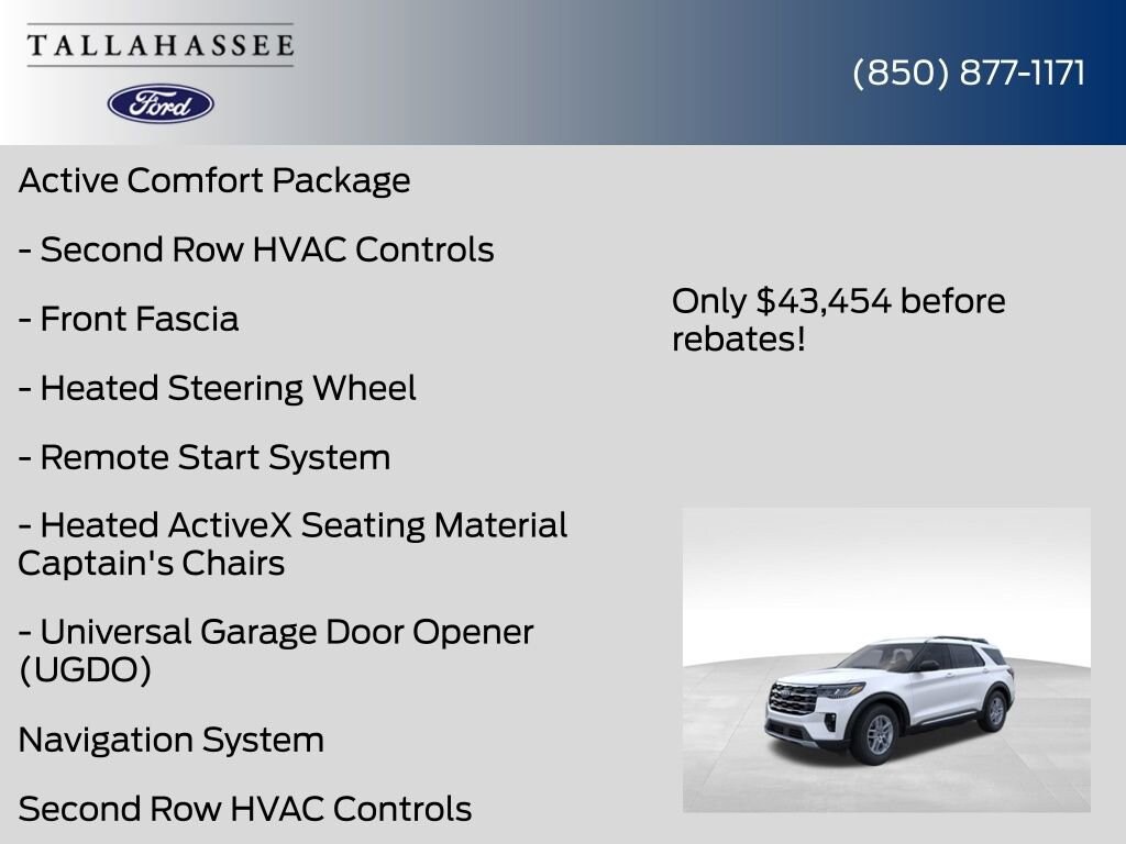 New 2025 Ford Explorer Active SUV