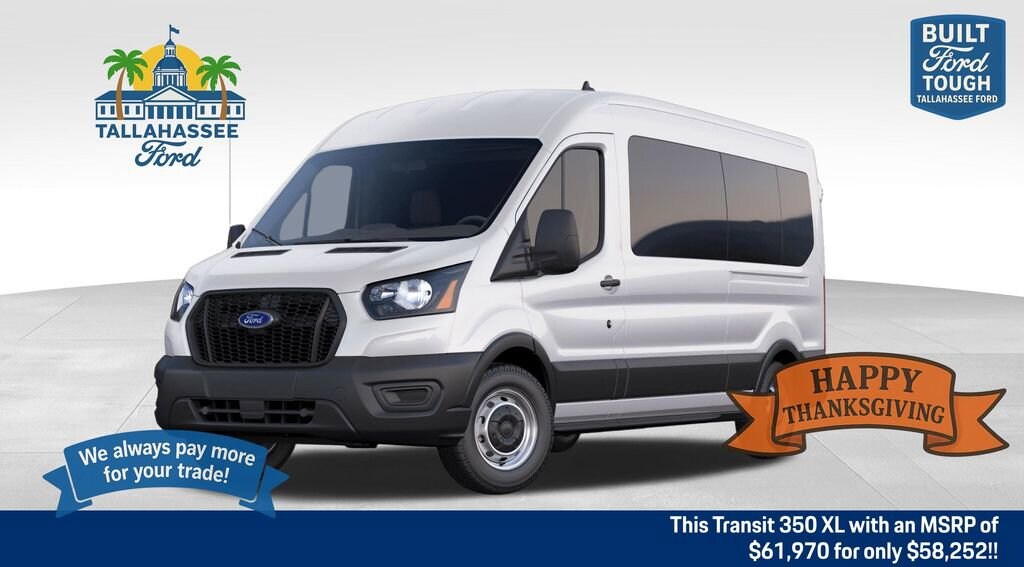 New 2025 Ford Transit-350 Passenger  Wagon Medium Roof Van