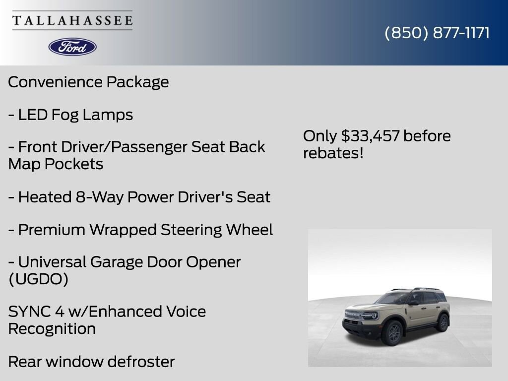 New 2025 Ford Bronco Sport Big Bend SUV