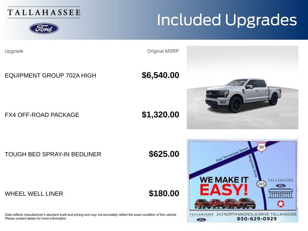 New 2025 Ford F-150 Platinum Truck SuperCrew Cab