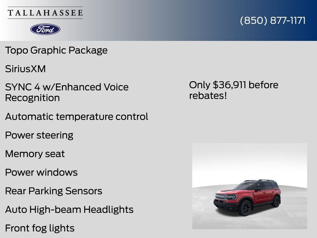 New 2025 Ford Bronco Sport Outer Banks SUV