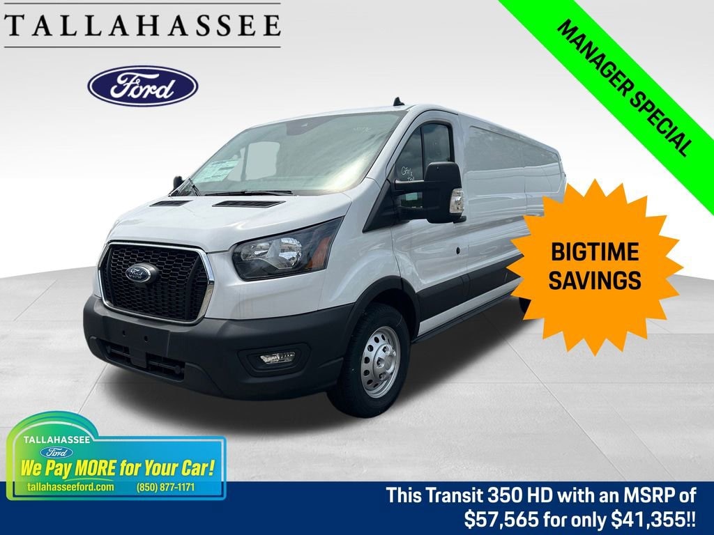 New 2024 Ford Transit-350 Cargo Base w/9,950 lb. GVWR Van Low Roof Van