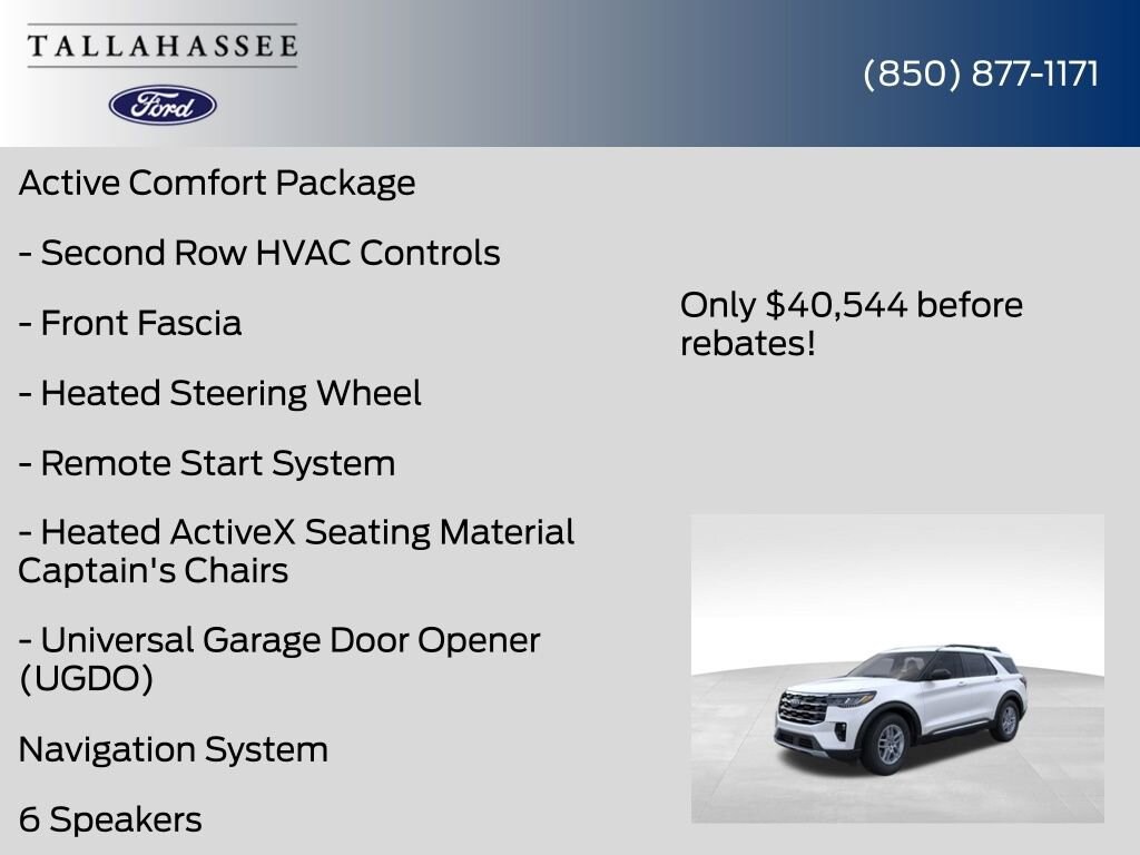 New 2025 Ford Explorer Active SUV