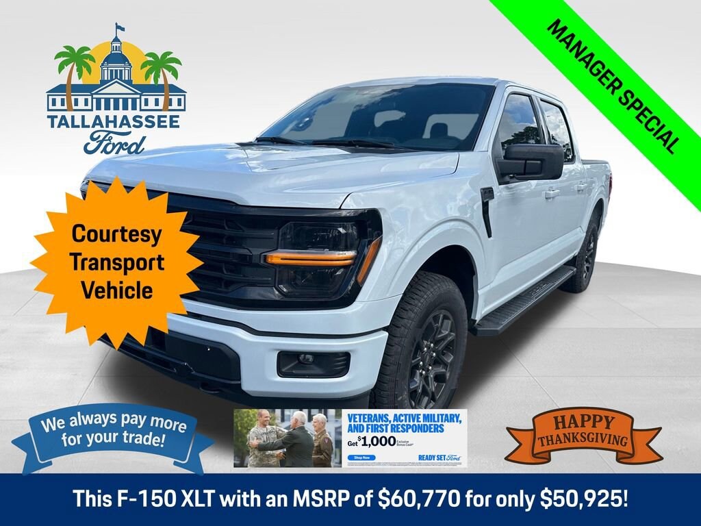 New 2025 Ford F-150 XLT Truck SuperCrew Cab