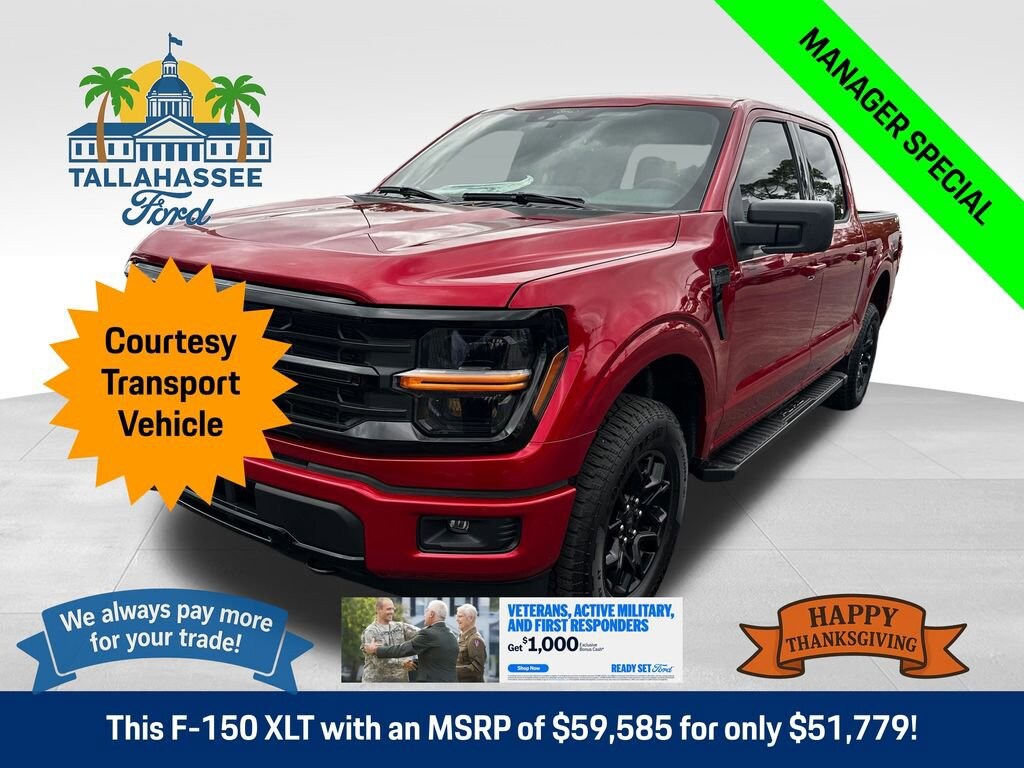 New 2025 Ford F-150 XLT Truck SuperCrew Cab