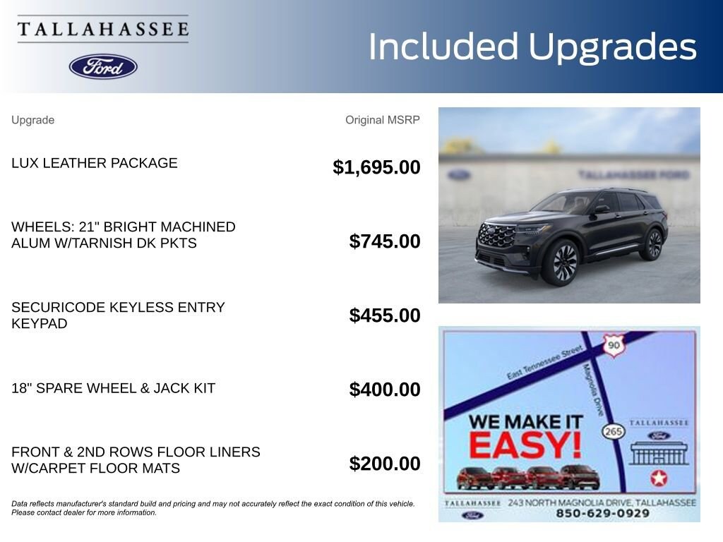 New 2026 Ford Explorer Platinum SUV