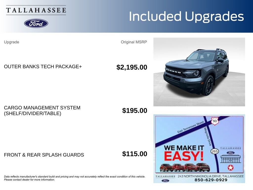 New 2025 Ford Bronco Sport Outer Banks SUV