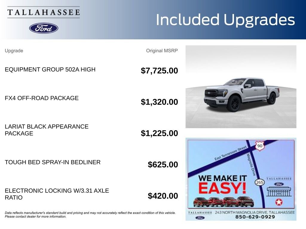 New 2025 Ford F-150 Lariat Truck SuperCrew Cab