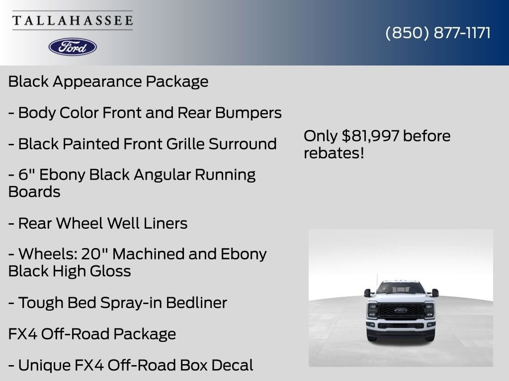 New 2025 Ford F-350 Truck Crew Cab