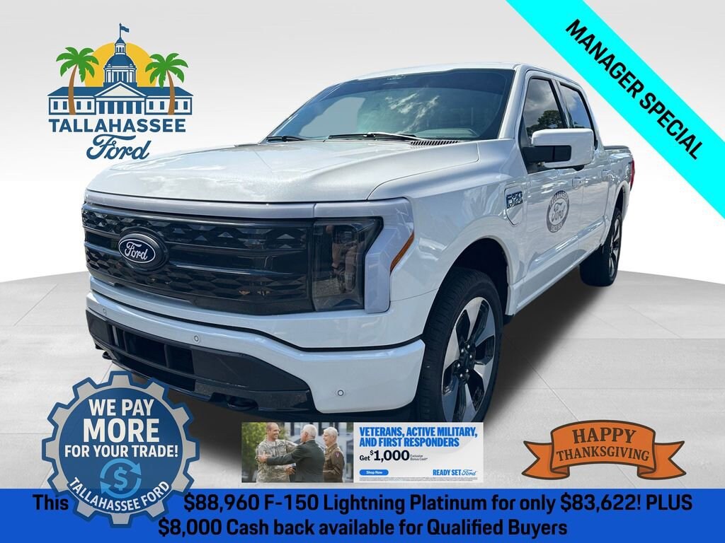 New 2025 Ford F-150 Lightning Platinum Truck SuperCrew Cab