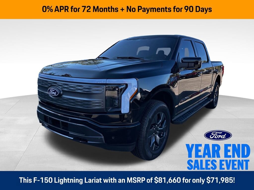 New 2025 Ford F-150 Lightning Lariat Truck SuperCrew Cab