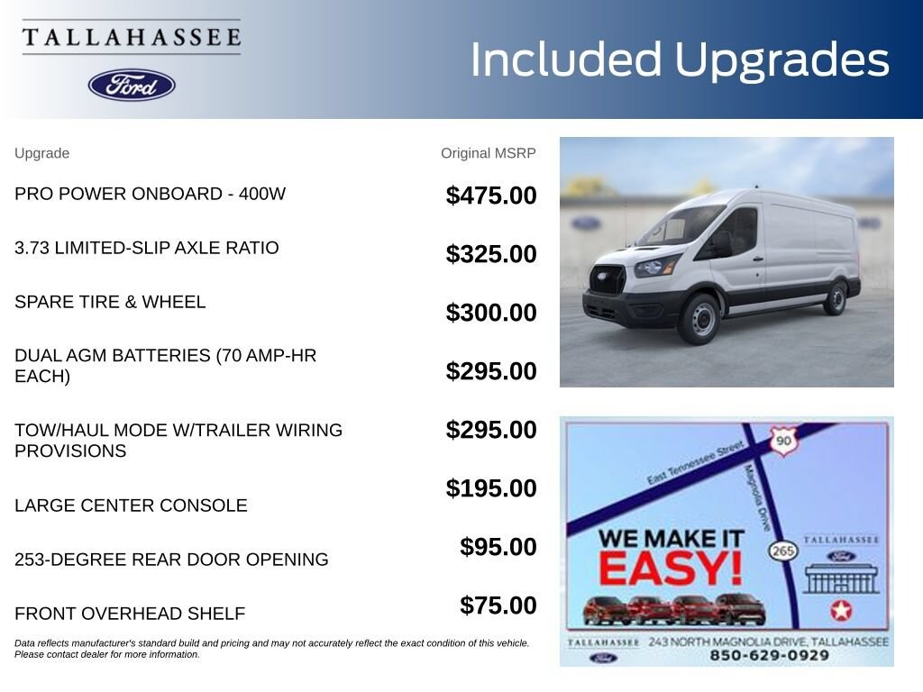 New 2026 Ford Transit-250 Cargo Base Van Medium Roof Van
