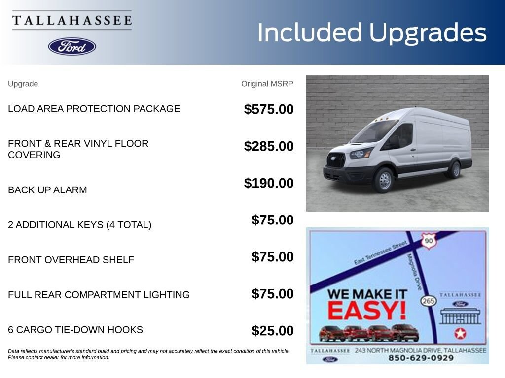 New 2026 Ford Transit-350 Cargo Base Van High Roof HD Ext. Van
