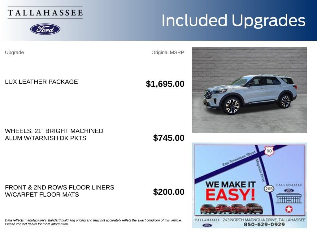 New 2026 Ford Explorer Platinum SUV