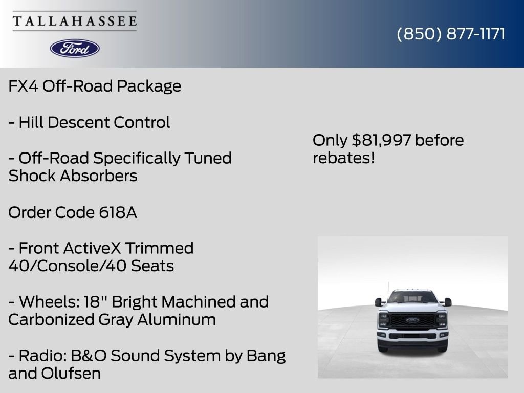 New 2025 Ford F-350 Truck Crew Cab