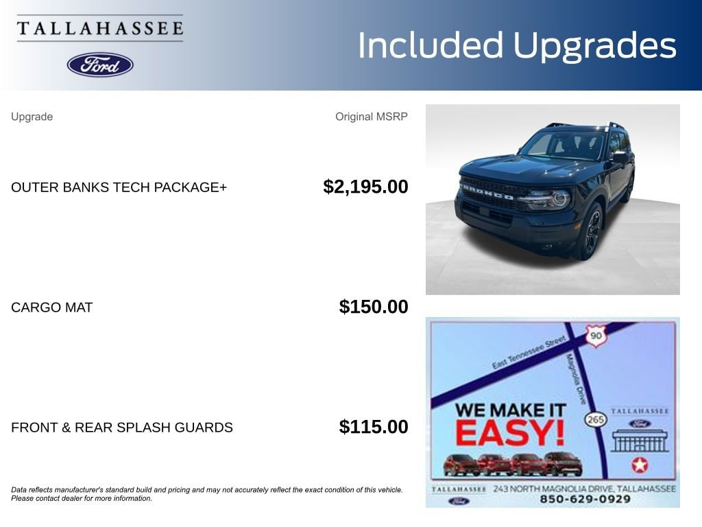 New 2025 Ford Bronco Sport Outer Banks SUV