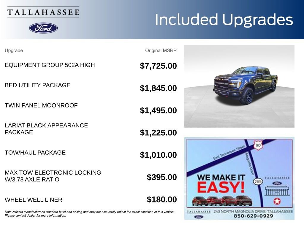 New 2025 Ford F-150 Lariat Truck SuperCrew Cab