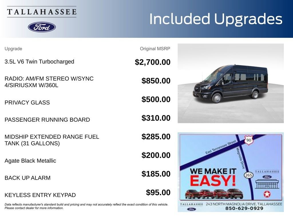 New 2025 Ford Transit-350 Passenger Wagon High Roof HD Ext. Van